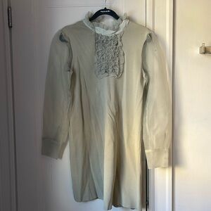 Zara Cream Ruffle Dress